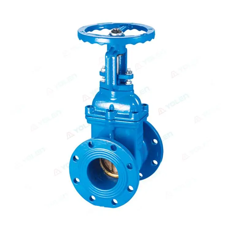 Hard-sealed exposed stem gate valve