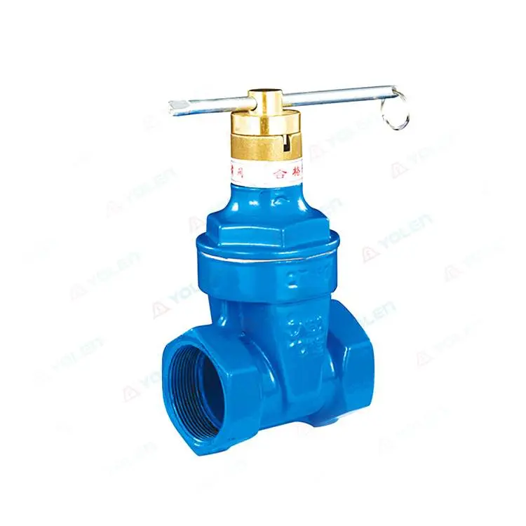 Threaded soft-sealing gate valve