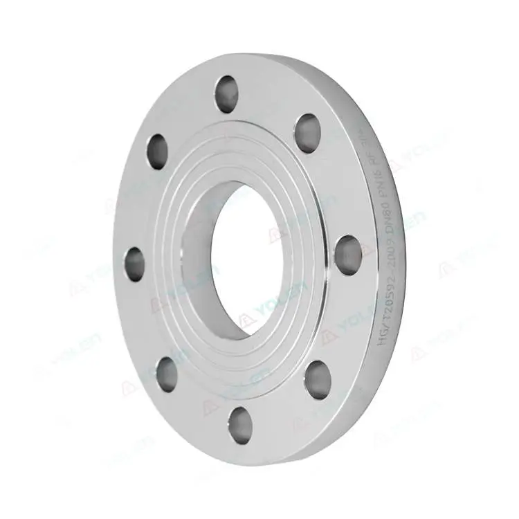 Plate butt-welding flange