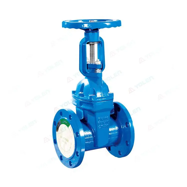 Flanged gate valve